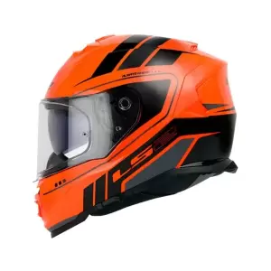 Casco LS2 FF800 Storm Fist Naranja Neon Negro